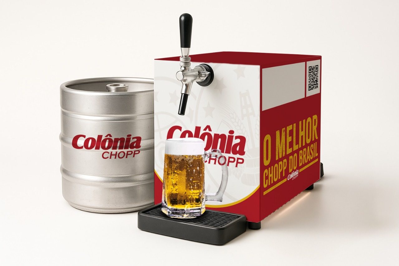 Chopeira e barril de chopp Colônia